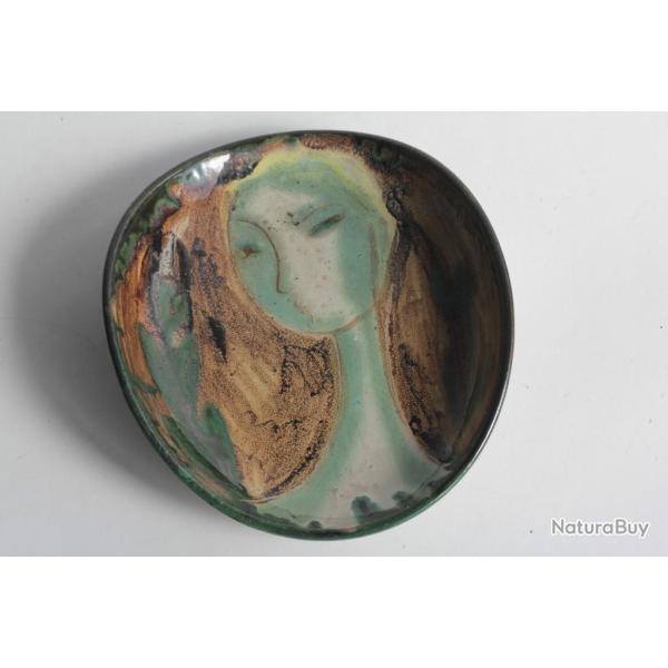 Coupelle cramique Grand Chne Vallauris Odette Gourju Naumowitch