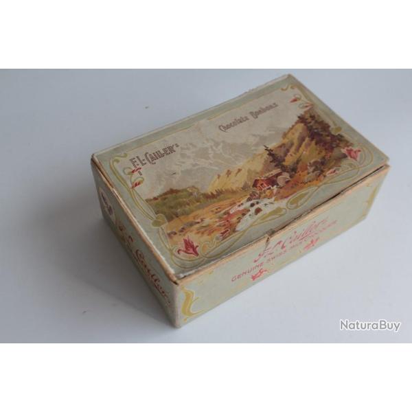 Bo�te chocolat cacao bonbons Cailler's carton