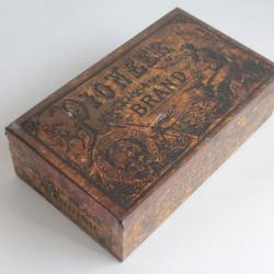 Boîte à Cigares tôle Pioneer brand golden flake cavendish