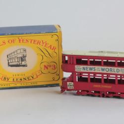 LESNEY Véhicule miniature N°3 Tram News of the World Jouet