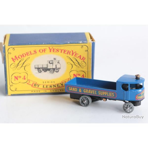 LESNEY V�hicule miniature N�4 Sand & Gravel Supplies Truck Jouet