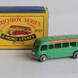 LESNEY Véhicule miniature N°21 Bus Bedford Coach London to Glasgow