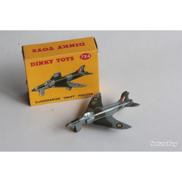 DINKY TOYS Avion N�734 Supermarine Swift Fighter Jouet