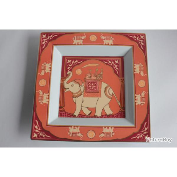 ROSENTHAL Grand Plat porcelaine �l�phant The Maharaja's Gift