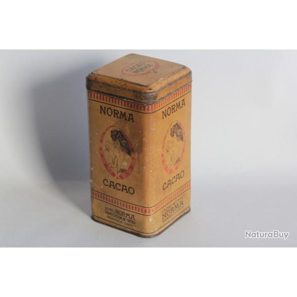 Bo�te t�le chocolat cacao Norma Z�rich Suisse