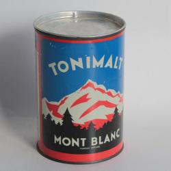 Boîte tôle Chocolat Tonimalt Mont Blanc Haute-Savoie