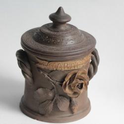 Ancien Pot à tabac Grès