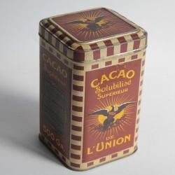 Boîte tôle Chocolat Cacao de l'Union Lyon