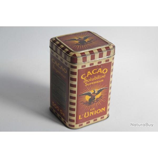 Bo�te t�le Chocolat Cacao de l'Union Lyon