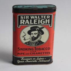 Bo&icirc;te &agrave; Cigarettes t&ocirc;le Sir Walter Raleigh Smocking Tobacco USA