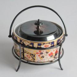 Sucrier porcelaine Imari Davenport Staffordshire