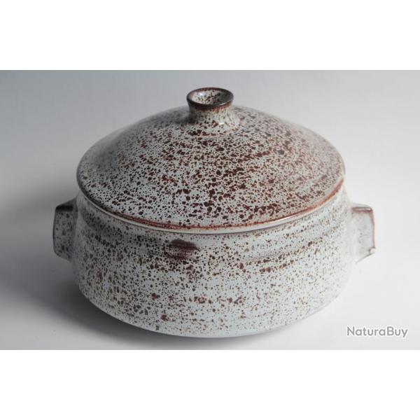 ANASSE Michel Soupi�re gr�s �maill� Vallauris