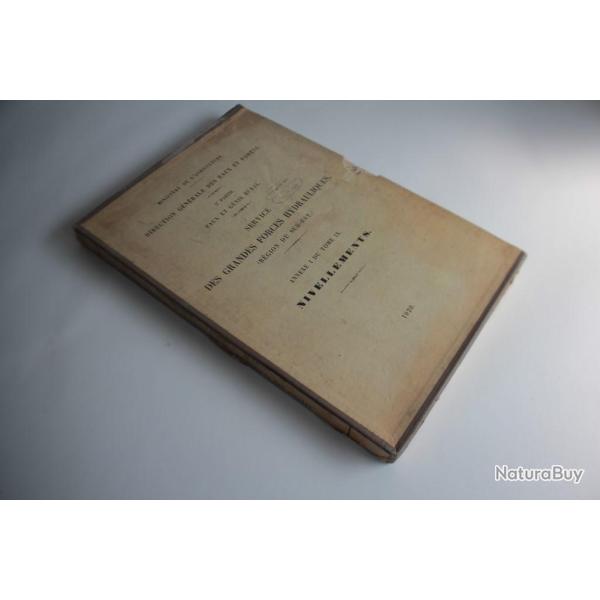 Plan Service des forces hydraulique R�gion Sud Est A1 T9 1920