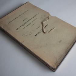 Plan Service des forces hydraulique R&eacute;gion Sud Est T 10 nivellement 1923