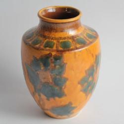 Vase terre vernissée René NICOLE Poterie Savoyarde