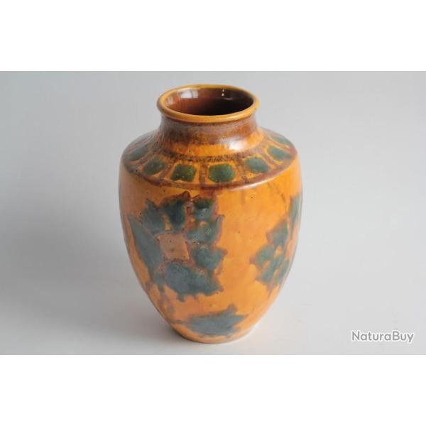 Vase terre verniss�e Ren� NICOLE Poterie Savoyarde