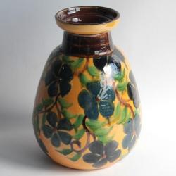 Vase terre vernissée René NICOLE Poterie Savoyarde