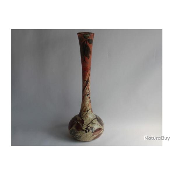 Grand vase maill LEGRAS