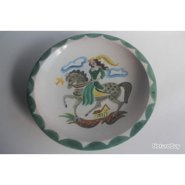 MENELIKA Grand plat cramique Suisse