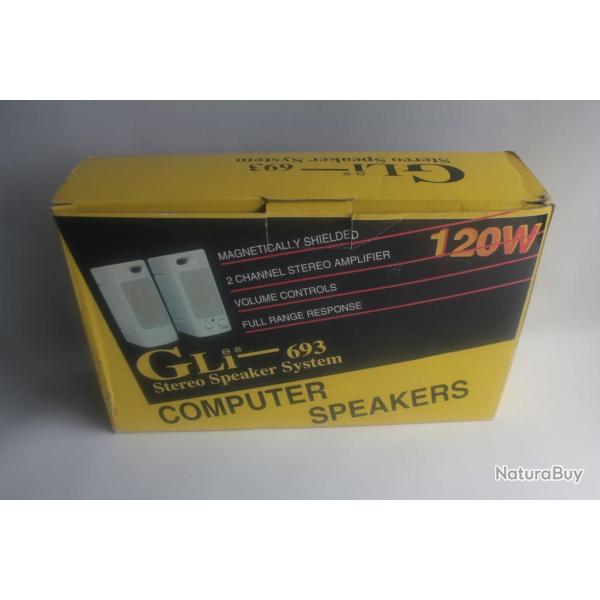 Enceinte ordinateur Gli-693 streo speaker system