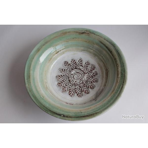 Coupe c�ramique Albert Thiry Vallauris