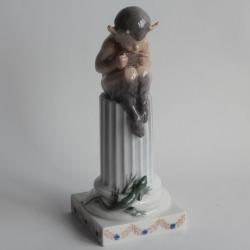 ROYAL COPENHAGEN Faune et lapin 456 Christian Thomsen Danemark