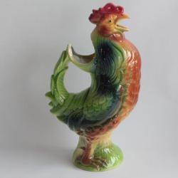 Pichet barbotine Coq St Clément N°7516