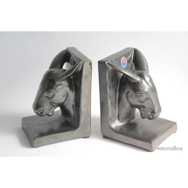 Serre-livres c�ramique �nes Nyon Suisse Poterie fine