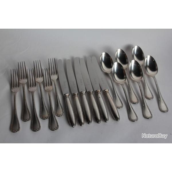 CHRISTOFLE Couverts Rubans Fourchettes Couteaux Cuill�res