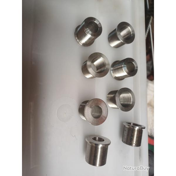 BAGUES INOX D'ADAPTATION POUR CARABINES