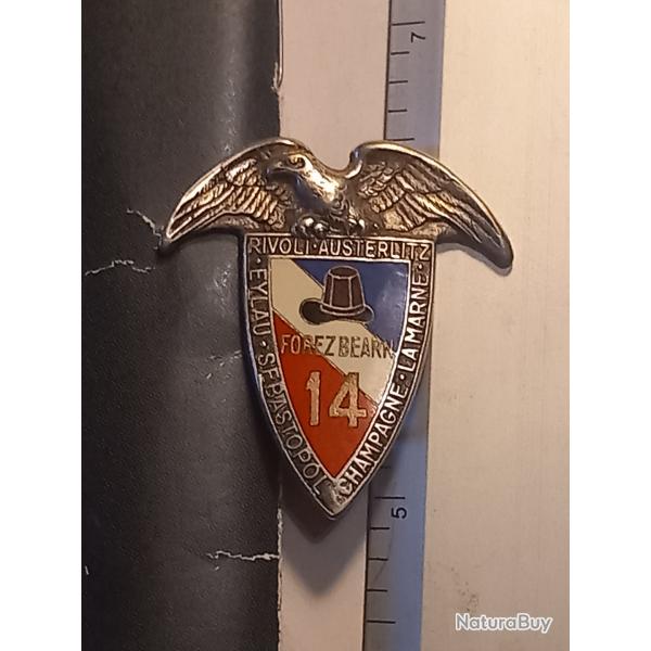 Insigne du 14me rgiment de chasseurs parachutistes (14me RCP)