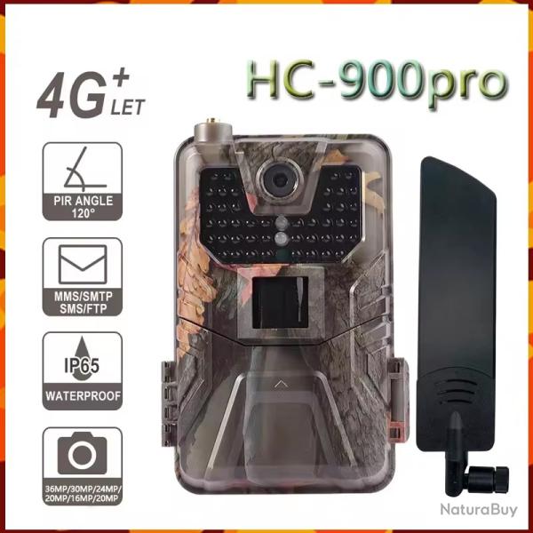 HC900Pro-32G - Cam�ra sans fil pour la chasse 4G, 4K, 120MP LIVRAISON GRATUITE !!