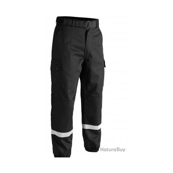 Pantalon S�CU ONE bas �lastiqu� HV TAPE noir