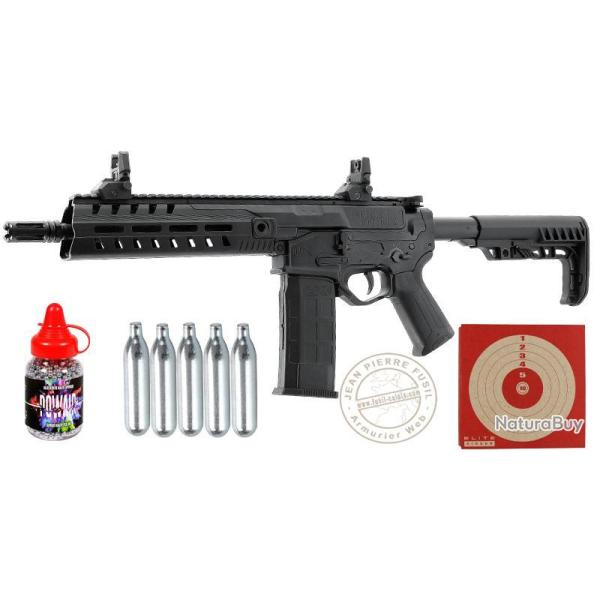 Carabine � plomb CO2 4,5 mm BB UX Strike Force - Blowback - Full Auto