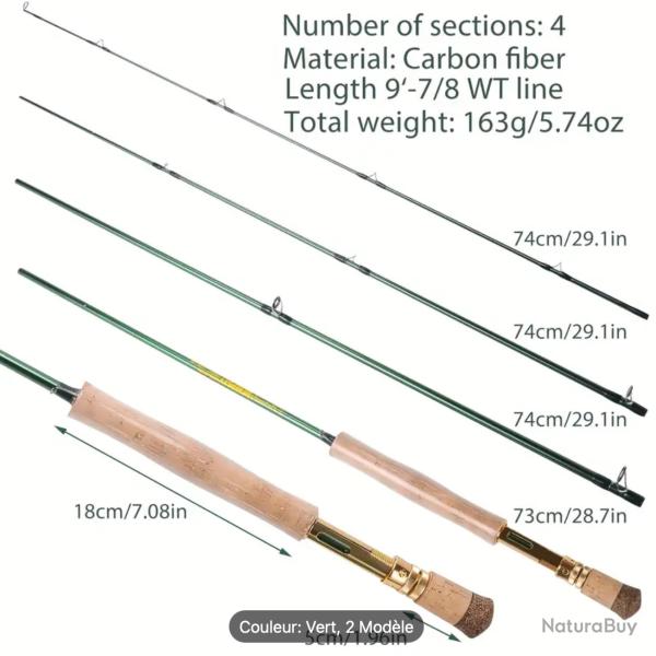 VENDS CANNE A MOUCHE DEMPSEY DE SOUGAYILANG 9 PIEDS