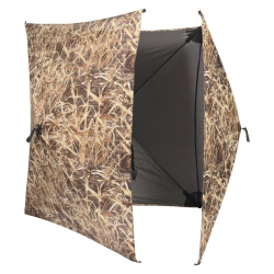 Aff&ucirc;t 3 cot&eacute;s Stepland escamotable - 140x140 cm - Camo Roseaux