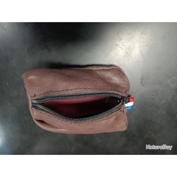 Bourse en cuir made in France