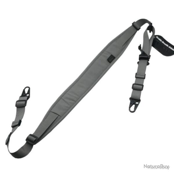 SANGLE TACTIQUE DEUX POINTS - GRIS - LIVRAISON GRATUITE