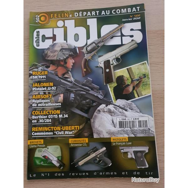 Revue Cible N� 502 Ruger Airsoft Berthier 07 15 modifi� 34 pistolet le fran�ais