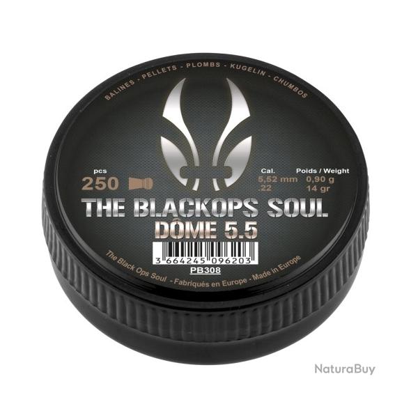 Plombs THE BLACK OPS SOUL cal.5.5mm dome par 250