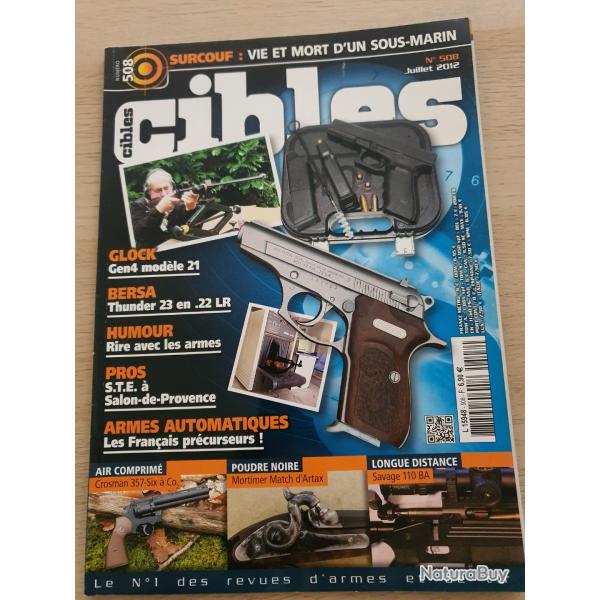 Revue Cible N� 508 Surcouf Glock Thunder 23 Crosman  Mortimer match Savage 110