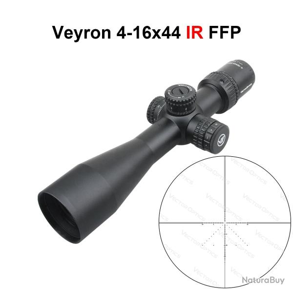 Lunette de Vis�e Veyron 4-16x44 IR FFP Compacte R�ticule Illumin� Sp�ciale Airgun & Armes L�g�res