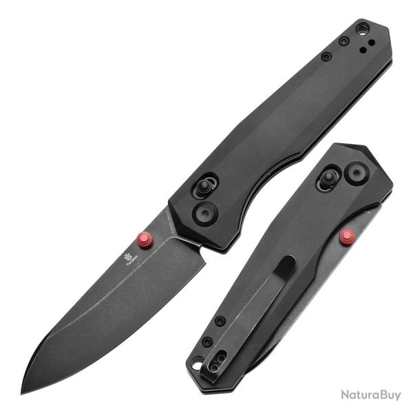 Couteau Tenable Beaver Black Lame Acier Nitro-V Manche Aluminium Axis Lock T1105V5