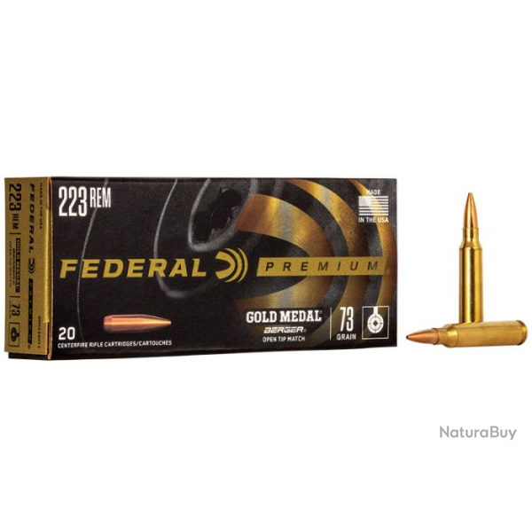Balles Federal Berger BT Target - 223 Rem
