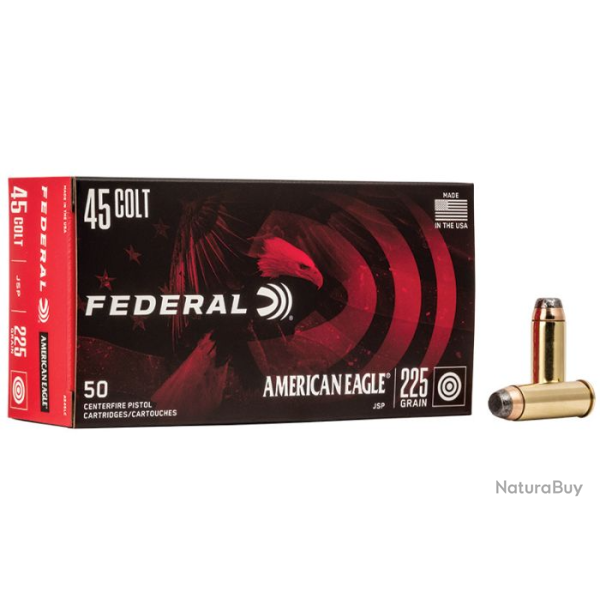 Balles Federal Jacketed Soft Point - 45 Colt