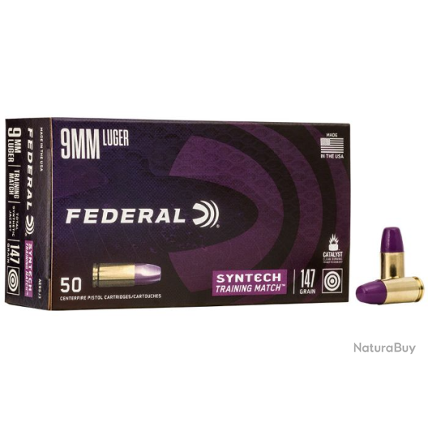 Balles Federal Syntech Training Match - 9 mm Luger