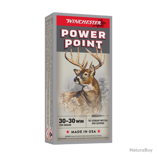 Balles Winchester Power Point - 223 Rem