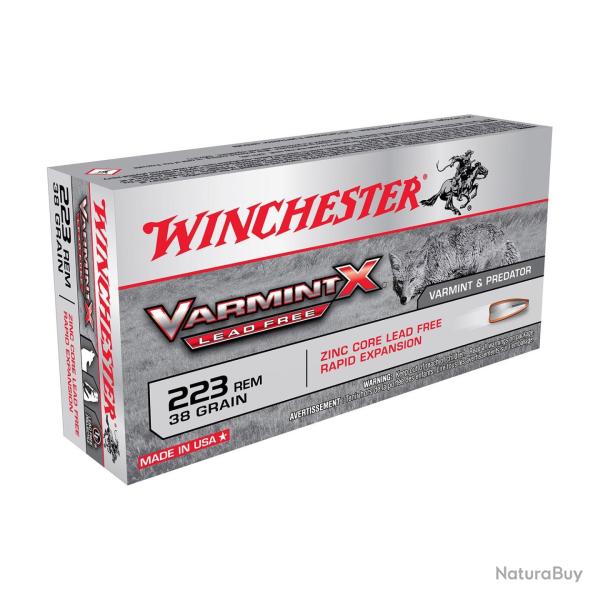 Balles Winchester Varmint X - 223 Rem