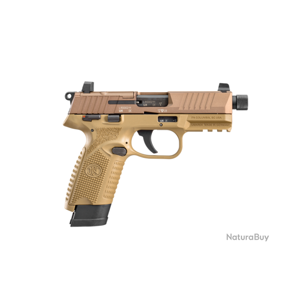 Pistolet FN Herstal FN-502 Tactical - 9 mm / FDE