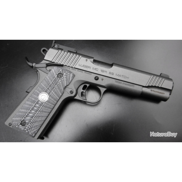 Pistolet Luger MC 1911 S9 Match - 9 mm